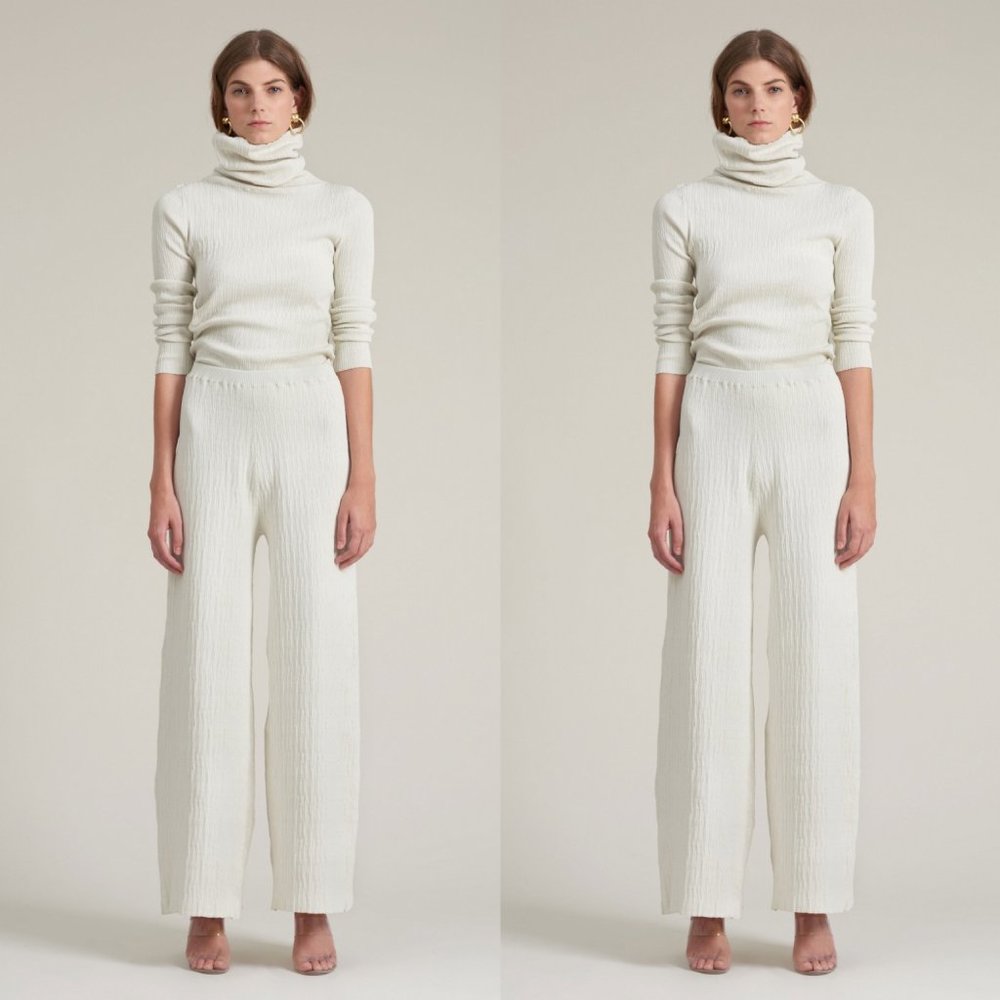Simon Miller Cliff Rain Pants White, U.S. Size 2, Worn Once